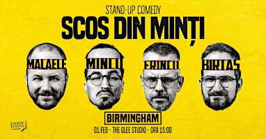 SCOS DIN MINȚI | BIRMINGHAM | Stand-Up Comedy | 01.02.2025 | The Glee Club Birmingham