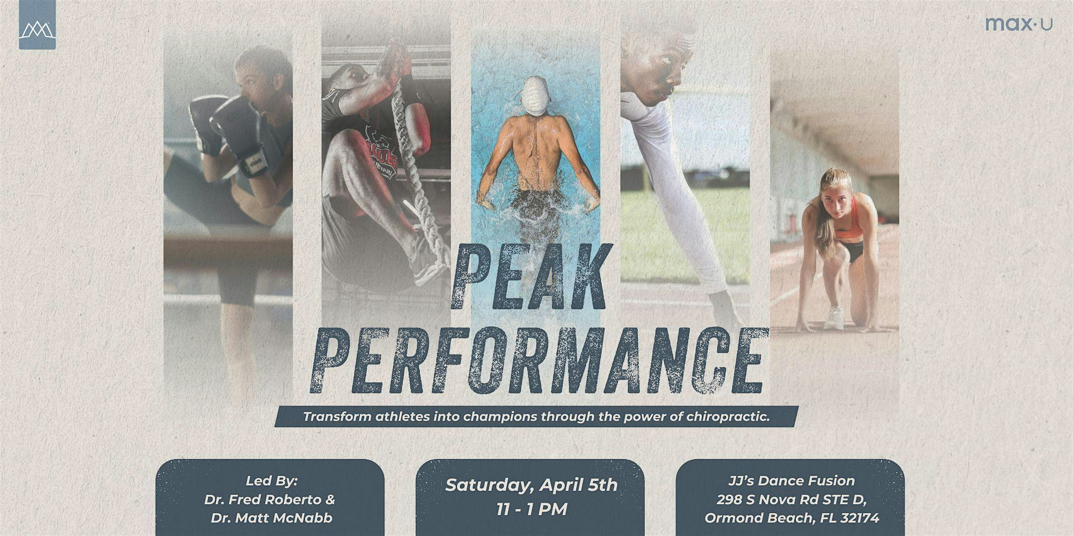 Peak Performance | 298 S Nova Rd ste d