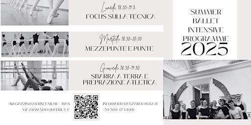 ​ Summer Ballet Intensive Program (LUGLIO 2025) | Via Armando Quadri, 2
