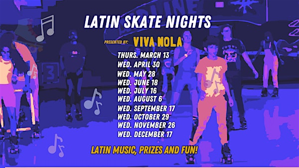 Latin Skate Night by VIVA NOLA Magazine | Airline Skate Center, Inc