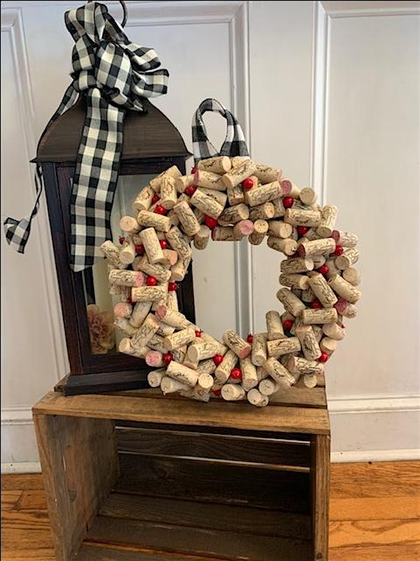 Cork Wreath class at The Vineyard at Hershey | The Vineyard at Hershey