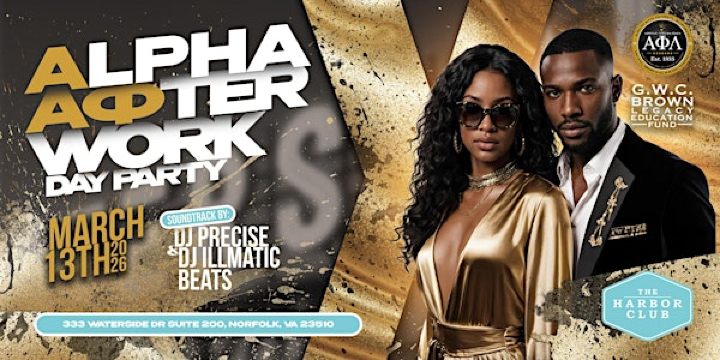 Alpha After Work Day Party X | The Harbor Club