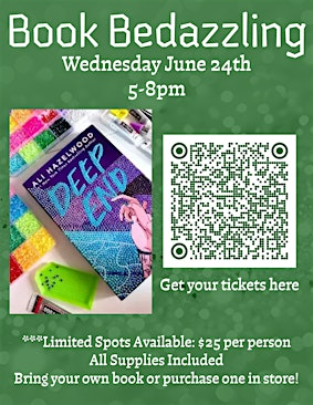Book Bedazzling at Fizz & Fiction | Fizz & Fiction