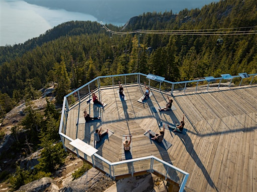 Gentle Mountain Yoga in Squamish -  Outdoor Summer Series - with Annie | Sea to Sky Gondola