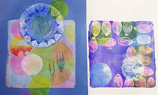 Gelli printing with Joanna Rucklidge | Spirals