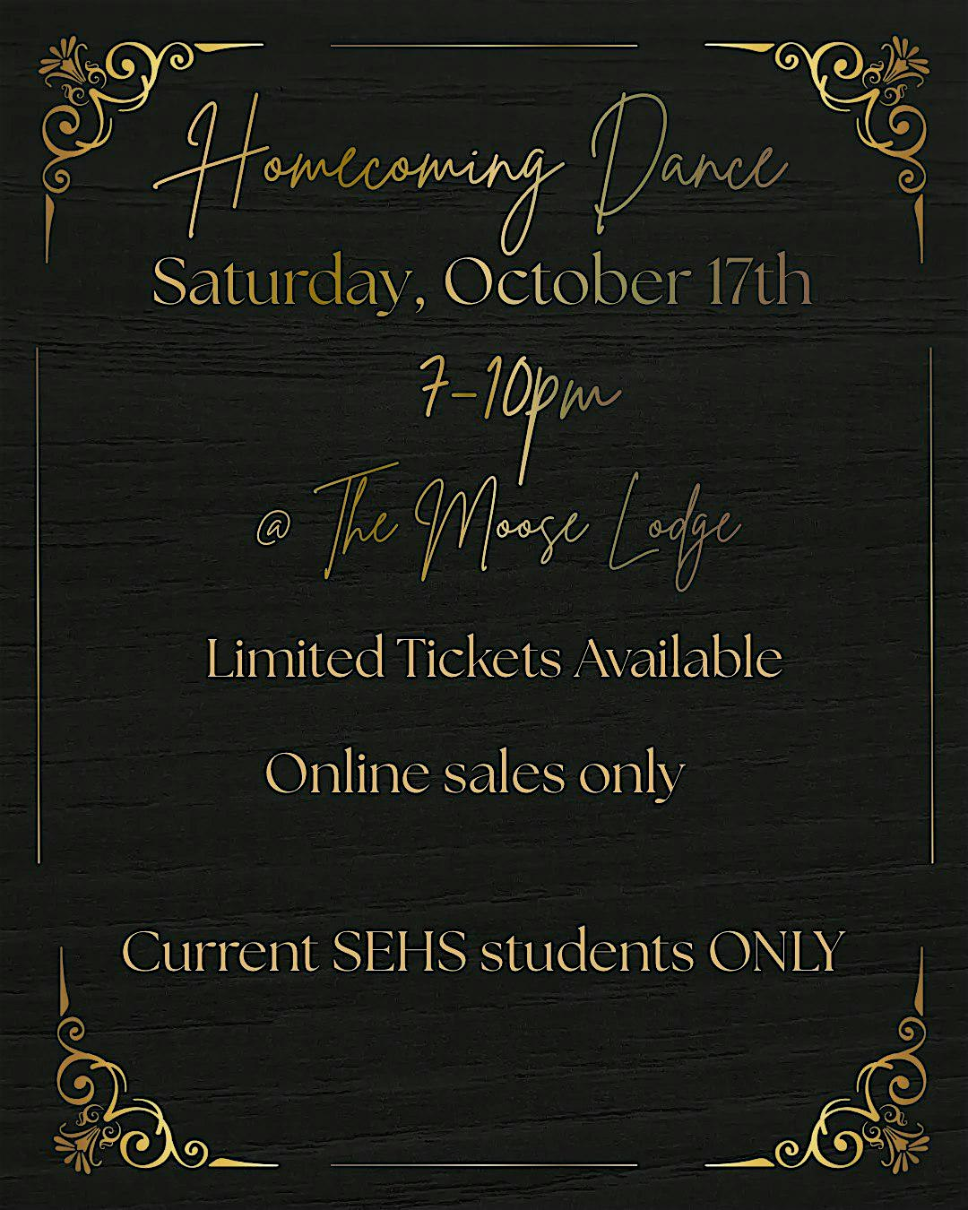 Homecoming Dance 2026 | Greensboro Moose Lodge 685