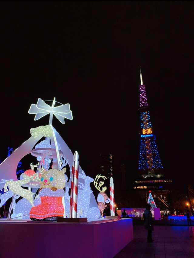 札幌　ホワイトイルミネーション[大通１丁目〜３丁目会場編]