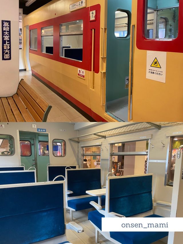 【群馬 横川SA上り】レトロな電車🚃とおぎのやの釜めし🥢