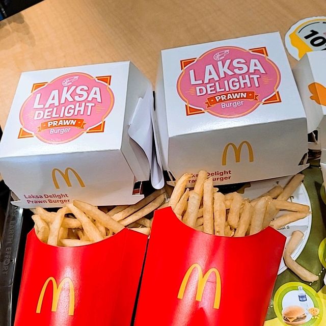 Laska Delight Burger x McDonald's 