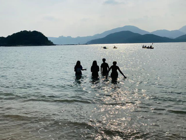 Accessible and beautiful beach, Sharp Island. 