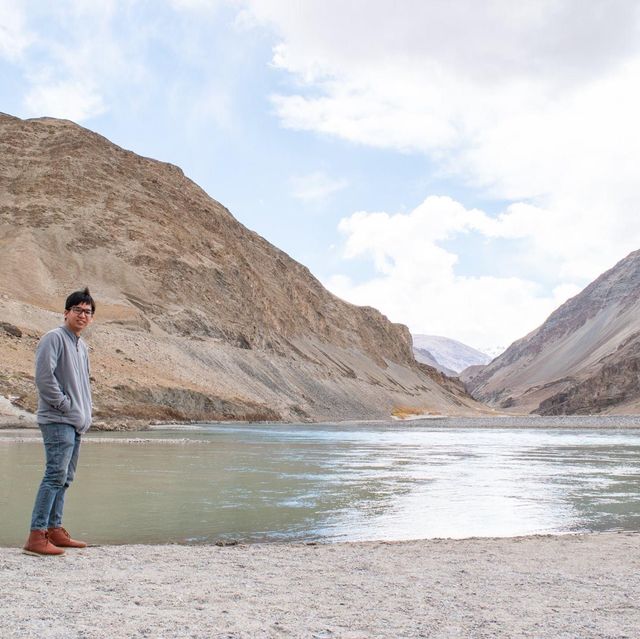 Indus & Zanskar River Sangam leh india