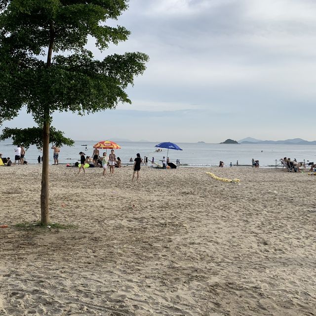 大嶼山下長沙海灘