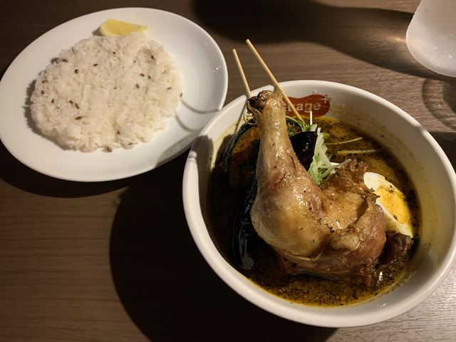 札幌　おすすめグルメ　札幌名物スープカレー　スアゲ＋　