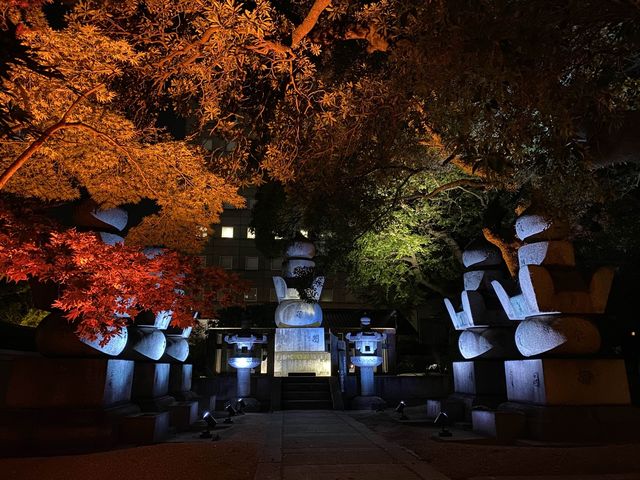 博多旧市街ライトアップウォーク2022「博多千年煌夜」『東長寺』