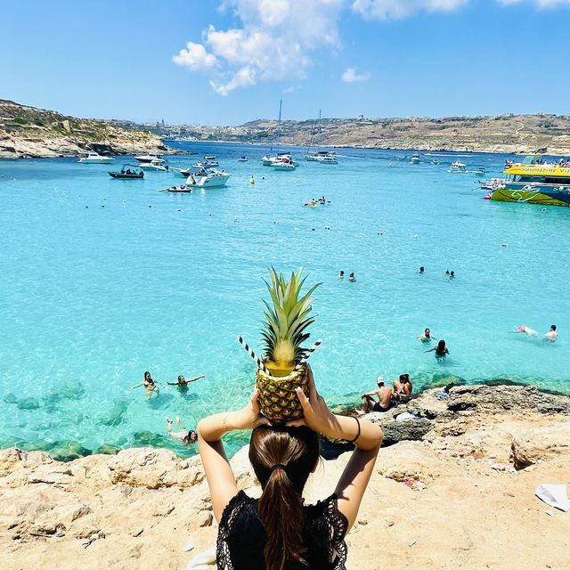 ブルーラグーンの透明度がすごい‼︎マルタに行ったらマストの離島🌴