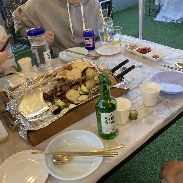 서울 시내에서 루프탑 캠핑 바베큐_달미코코