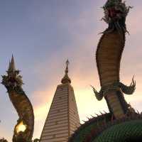 Breathtaking sunset at Wat Nong Bua!