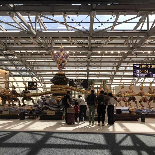 The beauty of Bangkok international airport 
