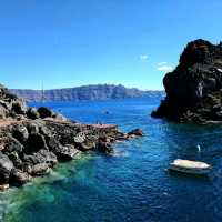 my travel to beautiful Santorini Bay