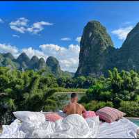 Most beautiful Bed ever in Yangshuo ❤️