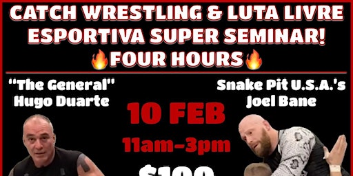 CATCH WRESTLING & LUTA LIVRE ESPORTIVA SUPER SEMINAR! | Royal Jiu Jitsu Academy