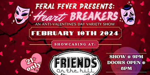 Feral Fever Variety Hour Presents: Heartbreakers | Friends On The Hill, Westcliff Boulevard, Warner Robins, GA, USA