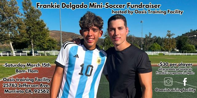 Mini-Soccer Fundraiser for Franky Delgado | Oasis Training Facility - Indoor Pickleball Courts