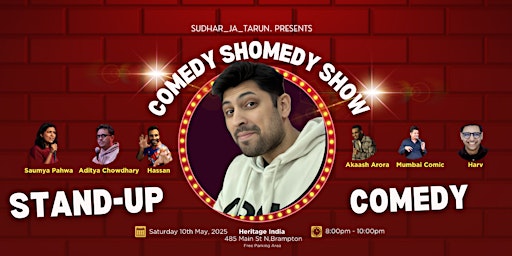 Comedy Shomedy Show: Desi Comedy | Heritage India Restaurant