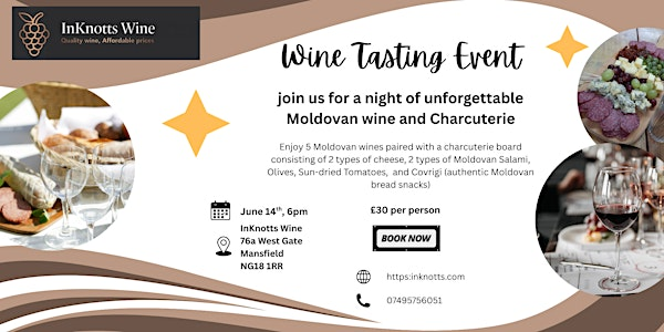 Moldovan Wine Tasting & Charcuterie | 76a W Gate