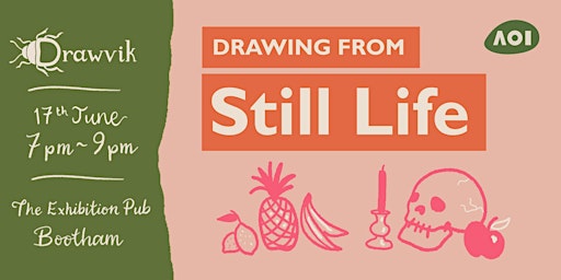 Drawing from still life / Drawvik - York illustrators meet-up | Exhibition Hotel