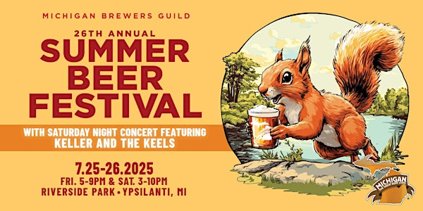 Michigan Brewers Guild 26th Annual Summer Beer Festival | Riverside Park, Ypsilanti