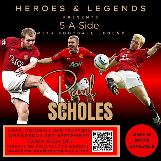 5 a side with Paul Scholes | Hotel Football, Old Trafford, a Tribute Portfolio Hotel