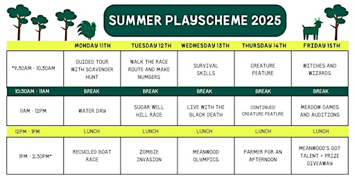 MVUF 2025 Summer Playscheme | Meanwood Valley Urban Farm