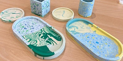 Family Oval Tray Workshop - Creative Jesmonite Class w/ Objectify for Kids | Dacre and Hartwith Village Hall