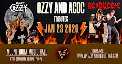 Almost Ozzy and AC/DUCE/C  at Mount Dora Music Hall | Mount Dora Music Hall