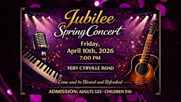 Jubilee Spring Concert 2026 | Christian Worship & Uplifting Live Music | 1681 Cyrville Road, Ottawa, ON, Canada