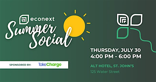 2026 econext Summer Social | Alt Hotel St. John's