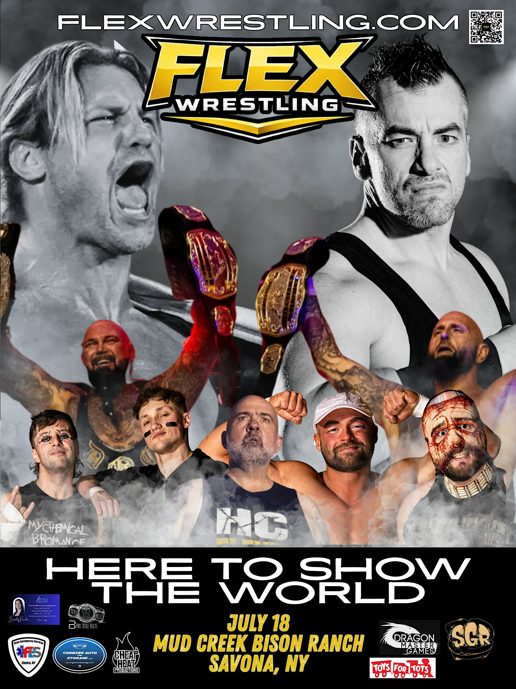 FLEX Wrestling: HERE TO SHOW THE WORLD | Mud Creek Bison Ranch