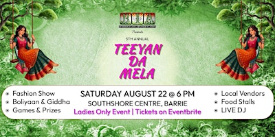 5th Annual - Teeyan Da Mela | Southshore Community Centre