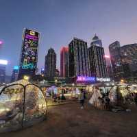 夜遊灣仔海濱