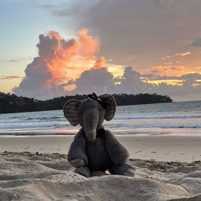 Beautiful view on Bangtao beach.