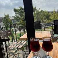 韓国/ソウル【延南洞】緑を見ながら乾杯🍻