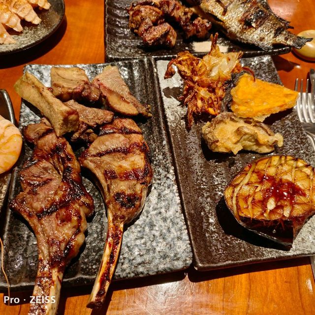 【台北吃到飽】 君悅酒店彩日本料理，純日料吃到飽，HSBC買一送一哦！
