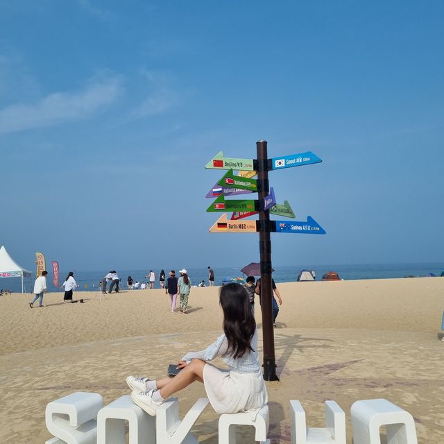 ⭐️속초 여행 인생샷 필수코스⭐️ 속초해수욕장 대관람차