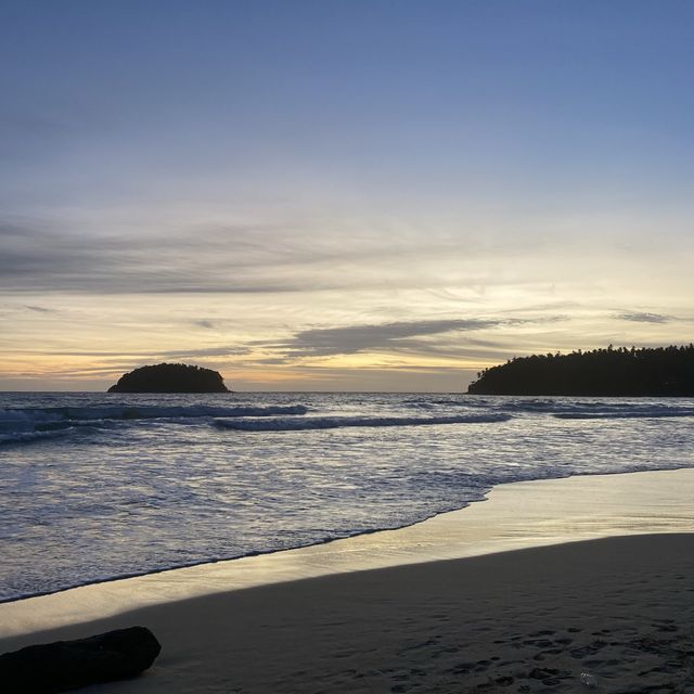 ชมพระอาทิตย์ตก หาดกะตะ ภูเก็ต 