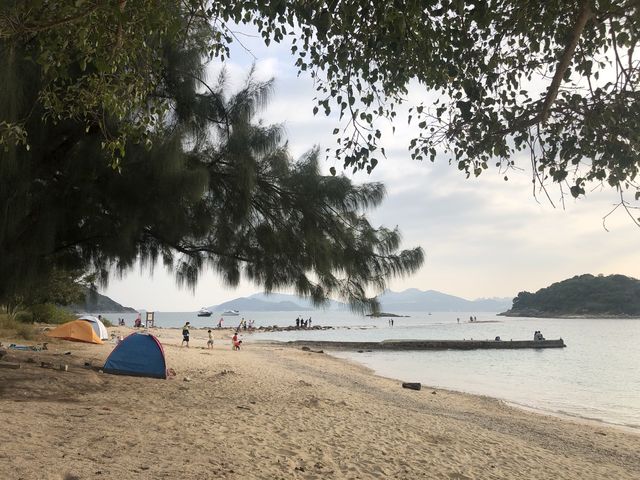 Accessible and beautiful beach, Sharp Island. 