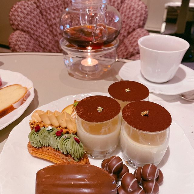 月花廿萬住瑰麗酒店才可享受一下這裏的high tea