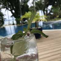 บรรยากาศบนเกาะเล็กๆที่มีรีสอร์ตลับๆ 