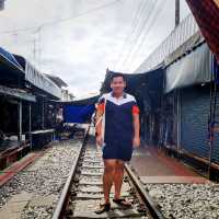 Famous Maeklong Railway Market