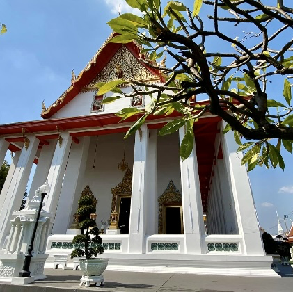 ไหว้พระวัดหงส์รัตนารามราชวรวิหาร 